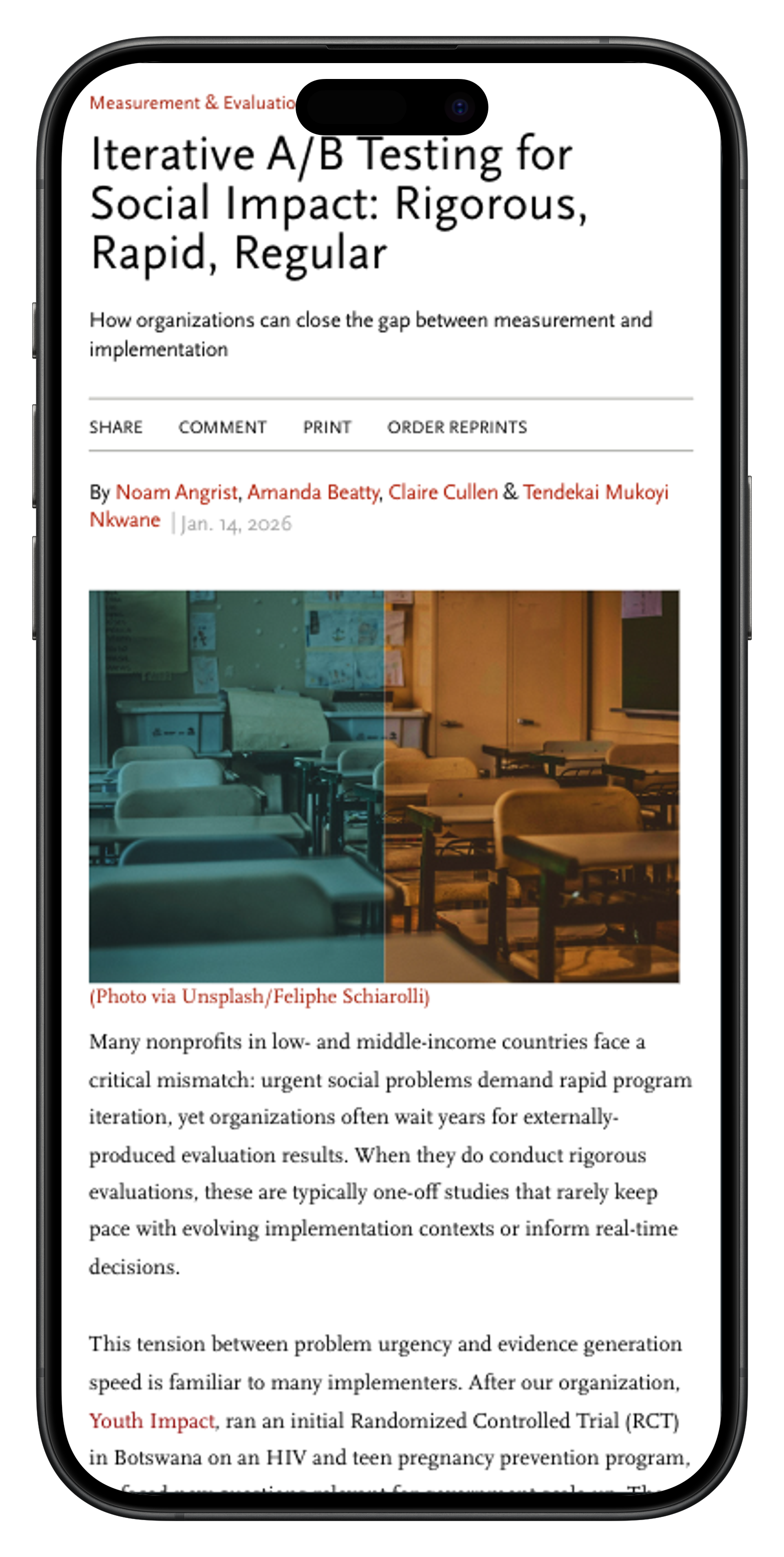 Mobile example content
