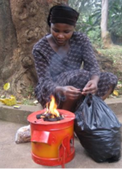 A Ugastove customer. (photo courtesy of David I. Levine)