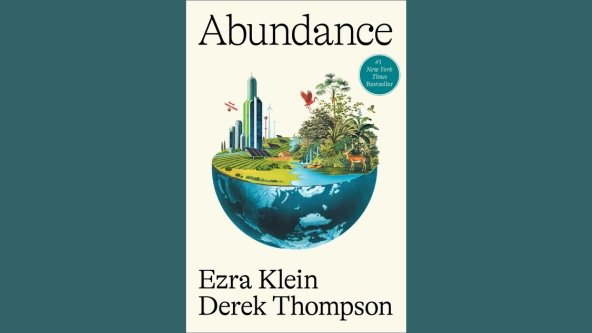 cover of abundance by ezra klein and derek thompson