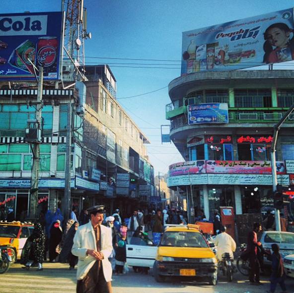 A bustling marketplace in Herat, Afghanistan. Stanford Social Innovation Review. 