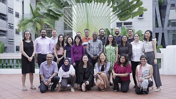 group of people facing camera