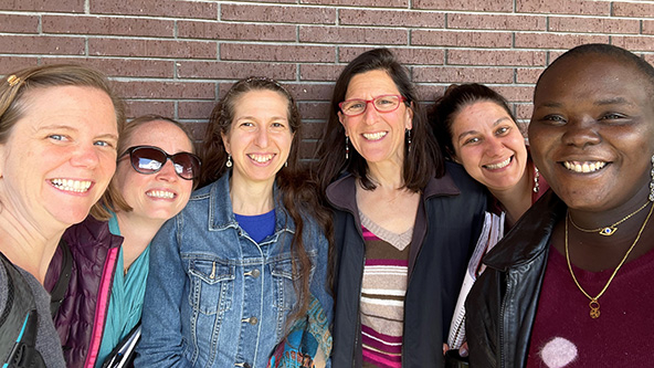 Kat Allen, Amanda Doster, Ilana Gerjuoy, Rachel Stoler, Leigh-Ellen Figueroa, and Keyedrya Jacobs, who work with the Communities That Care Coalition