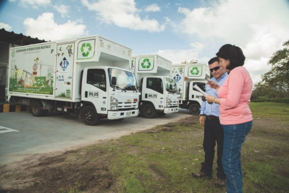 outdoor trucks industrial waste center consultant and owner