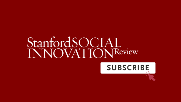 Stanford Social Innovation Review logo and subscribe button