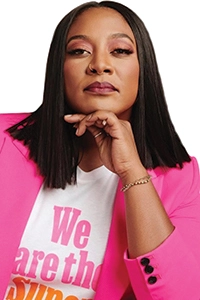 Black Lives Matter cofounder Alicia
Garza