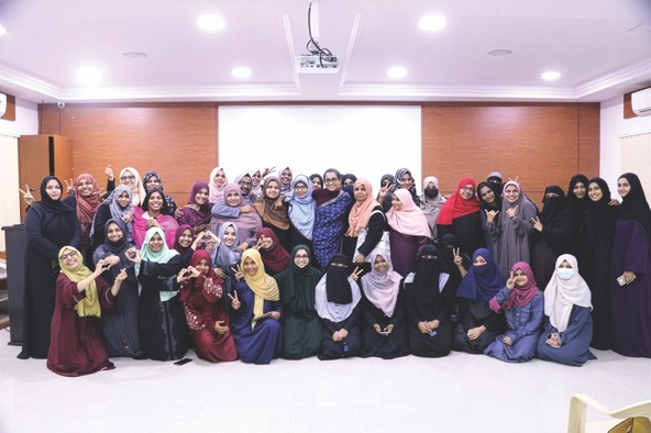 photo of students participating in the Led By Foundation program