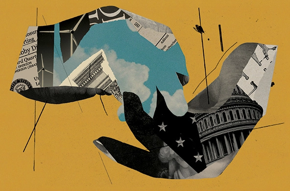 collage of hands touching