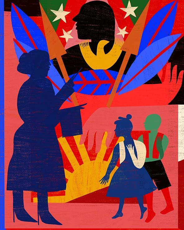 colorful illustration of human figures